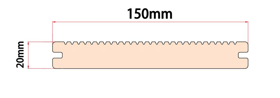 Household Outdoor WPC Waterproof Wood Plastic Composite Decking Board Flooring