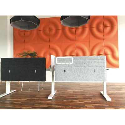 Kommerzielle Anwendung Polyesterfaser Langlebige Akustikplatten Büroteiler Trennwandplatte